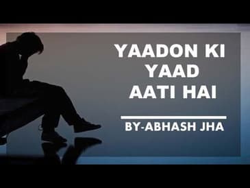 'Yaadon ki Yaad aati hai' | One sided love poetry in hindi | Rhyme Attacks