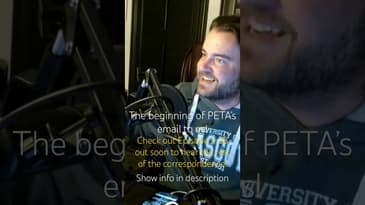 Stay in the Gray Podcast PREVIEW - PETA email #podcast #peta #petanimals