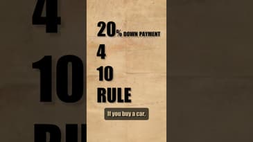Car KHAREEDNE ke liye RULE! | Ankur Warikoo #shorts