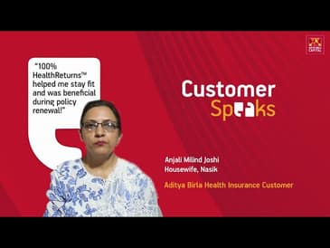 Customer Speaks | Anjali Milind Joshi - Aditya Birla Health Insurance Customer