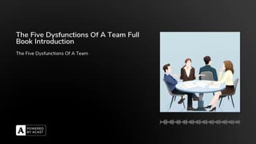 The Five Dysfunctions Of A Team Full Book Introduction