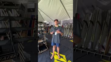 AWSI 2025 - Andrew gives us a behind the scenes look at the 2026 lineup of foil and boards at Naish