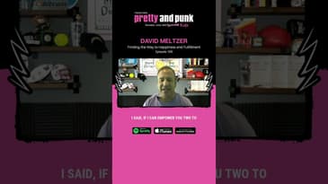 EP 109 of The Pretty and Punk Podcast we chat with @DavidMeltzer  #shorts #podcast #entrepreneur