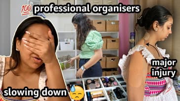 I had a TERRIBLE injury, got a professional organiser & slowed down all in 1 week #RealLifeWAanamC