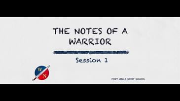 The Notes Of A Warrior Session 1- Ft Mill - Kevin Zadai