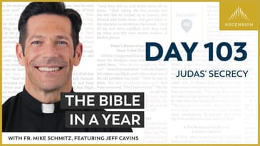 Day 103: Judas' Secrecy — The Bible in a Year (with Fr. Mike Schmitz)