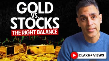 Stocks DOWN, Gold UP?! - 6 BEST WAYS to INVEST in GOLD! | Ankur Warikoo Hindi
