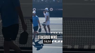 What a performance from ​⁠@Federico_Staksrud 👏 He gets a Men’s Singles title here in Cape Coral! 🏆