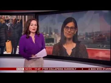 Natalie Berg discusses March retail sales on BBC News