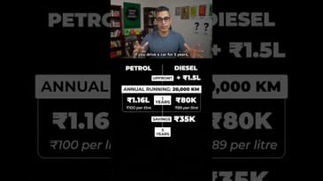 Petrol ya Diesel GAADI - SMART Choice kya hain?! | Ankur Warikoo #shorts