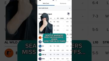 Mariners Miss The Playoffs Again… And We’re EXHAUSTED 🤦‍♂️ #shorts #baseball #seattlemariners #pnw