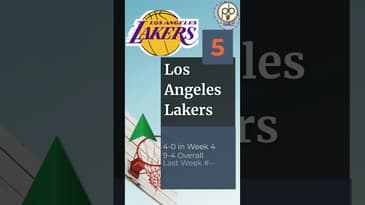 The only Objective #nba top 10 Power Rankings are out for week 4