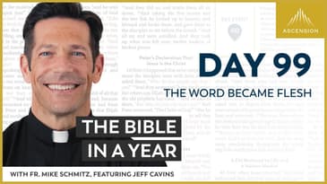 Day 99: The Word Became Flesh — The Bible in a Year (with Fr. Mike Schmitz)