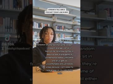 This Is What Happens When You Sit In A Public Place and You're Tall...