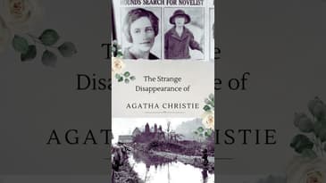 The Strange Disappearance of Agatha Christie #shorts