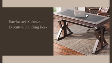 "Elevate Your Workspace: Quick Look at the Eureka Ark X 60x26 Executive Standing Desk"