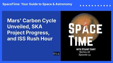 Mars' Carbon Cycle Unveiled, SKA Project Progress, and ISS Rush Hour