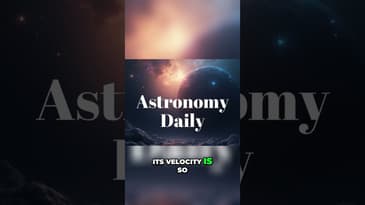 Mysterious Red Sphere Races Through Milky Way!