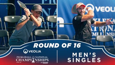 Tama Shimabukuro v Matthew Barlow at the Veolia Atlanta Pickleball Championships
