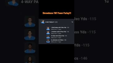 Shrewdness TNF Power Parlay!!!#guillotine #gambling #podcast #Chargers #TNF #Broncos #parlay