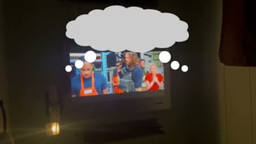 "Magic in Every Reflection: Sylvox 24" Waterproof Smart Mirror TV for Bathroom – On Wall Model! 📺✨"