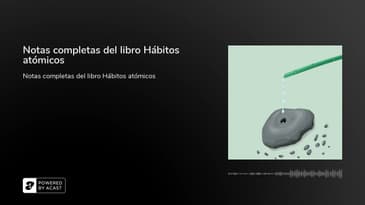 Notas completas del libro Hábitos atómicos