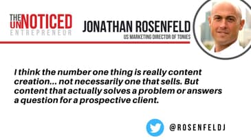 What can a lawyer really teach you about marketing?  Listen to Jonathan and find out for yourself