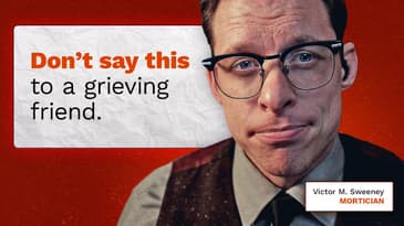 What should you say to someone at a funeral. This can be tricky, but don't overthink it.