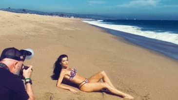 Photoshoot 6 months pregnant in Newport Beach! No one knows!  #shorts #model #photoshoot #pregnancy