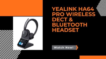 "Unboxing the Yealink HA64 Pro: The Smartest Wireless Headset with Touchscreen!"