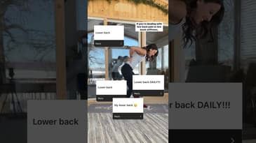 Low Back Pain Exercises!