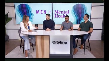 Gent's Talk host Samir Mourani joins a live panel on Cityline about Men's Mental Health