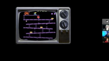 Some confusion on what DK was throwing at Mario.