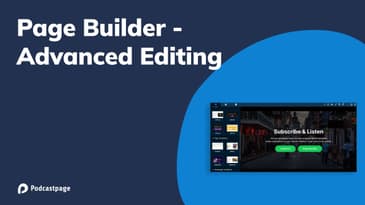 Page Builder - Advanced Editing