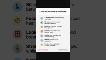 Busy Mind? Try these Meditation Habits That Actually Work #meditation #healthtips