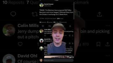 The Mariners swing a LATE NIGHT TRADE #mariners #mlb