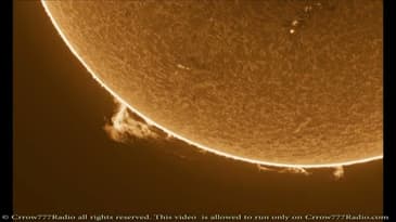 Spectacular Solar Activity - Hydrogen Alpha Telescope