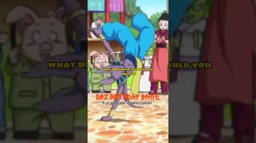 Which Dragonball character would you invite to your birthday party?