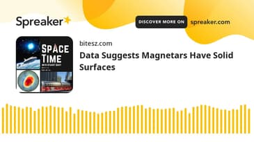 Data Suggests Magnetars Have Solid Surfaces