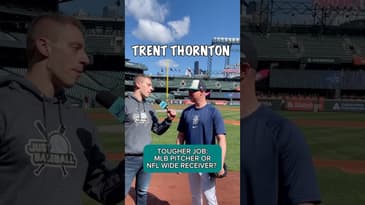 MLB Player Says Playing Baseball Is TOUGHER Than Football?? 😳 #shorts #baseball #seattlemariners
