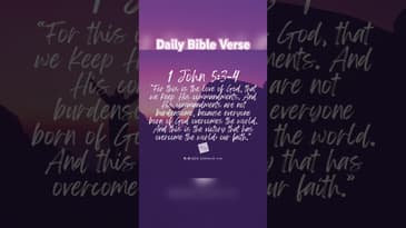 Daily Devotional - 1 John 5:3-4 - #inspirational #inspiration #bible