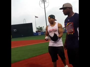 A little baseball game! had fun here! #summer #tapout #ufc #throwback #tbt