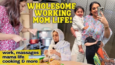 EVERYTHING at home vlog: Cooking, postpartum hair fall updates, what's been up? | Aanam C Vlog