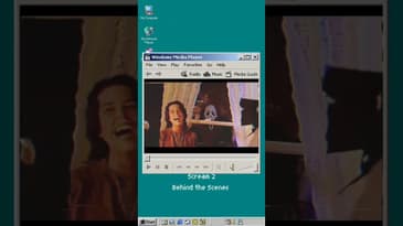 Scream 2 behind the scenes. #nevecampbell #WesCraven