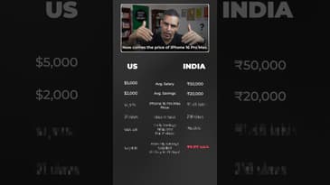 iPhone 16 ke liye kitni karni hogi SAVINGS?! US vs India! | Ankur Warikoo #shorts
