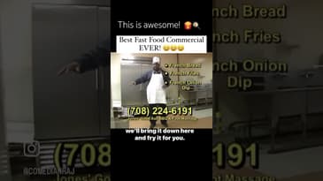 Comedy clip - Hilarious fast food commercial 🫓🍳🐥🍗 #short #comedyshorts