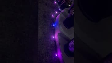 Govee RGBIC Wi-Fi + Bluetooth Outdoor Ground Lights - some action scenes