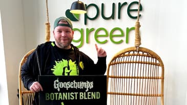 Shawhain gets Goosebumps at Pure Green!