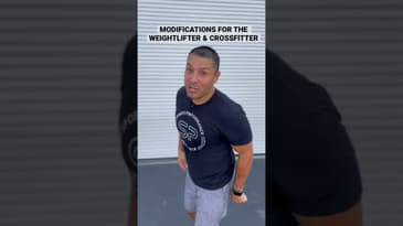 Modifications for CrossFitters & Olympic Lifters | Dr. Chris Garcia