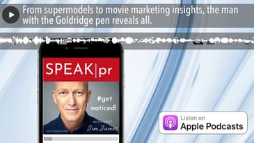 From supermodels to movie marketing insights, the man with the Goldridge pen reveals all.